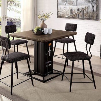 Dicarda Counter Ht. Table  CM3789BK-PT BY Furniture of America