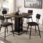 Dicarda Counter Ht. Table  CM3789BK-PT BY Furniture of America 23