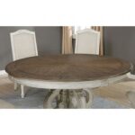 Arcadia Round Table  CM3150WH-RT BY Furniture of America 16