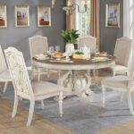 Arcadia Round Table  CM3150WH-RT BY Furniture of America 17