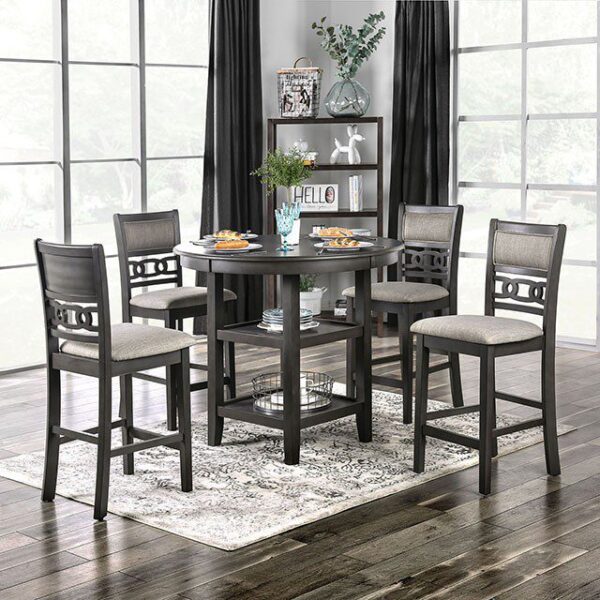 Milly 5 Pc. Counter Ht. Set  CM3609PT-5PK BY Furniture of America 10