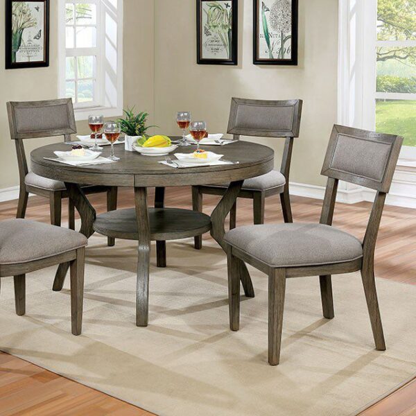 Leeds Round Dining Table  CM3387RT BY Furniture of America 8