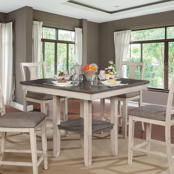 Ann Counter Ht. Table Set  CM3752PT-5PK BY Furniture of America 8