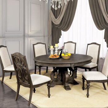 Arcadia Round Dining Table  CM3150RT BY Furniture of America