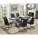 Saskia Dining Table  CM3918T BY Furniture of America 12