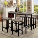 Vilvoorde 5 Pc. Counter Ht. Table Set  CM3454PT-5PK BY Furniture of America 11