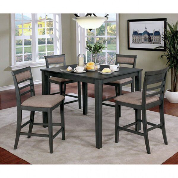 Fafnir 5 Pc. Counter Ht. Table Set CM3607PT-5PK By Furniture of America 6