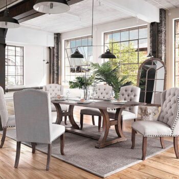 Gianna 77″ Dining Table CM3829T-77 BY Furniture of America
