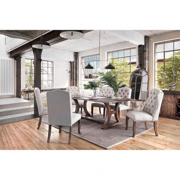 Gianna 77″ Dining Table CM3829T-77 BY Furniture of America 11