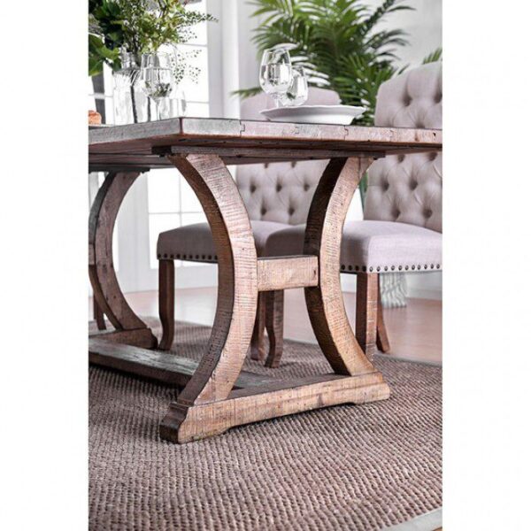 Gianna 77″ Dining Table CM3829T-77 BY Furniture of America 10