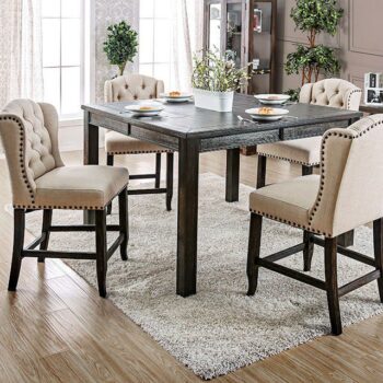 Sania Counter Ht. Table  CM3324BK-PT-54 BY Furniture of America