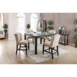 Sania Counter Ht. Table  CM3324BK-PT-54 BY Furniture of America 18