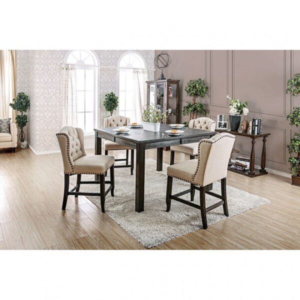 Sania Counter Ht. Table  CM3324BK-PT-54 BY Furniture of America 11