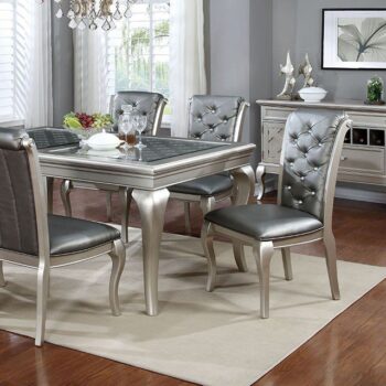 Amina 66″ Dining Table  CM3219T-66 BY Furniture of America