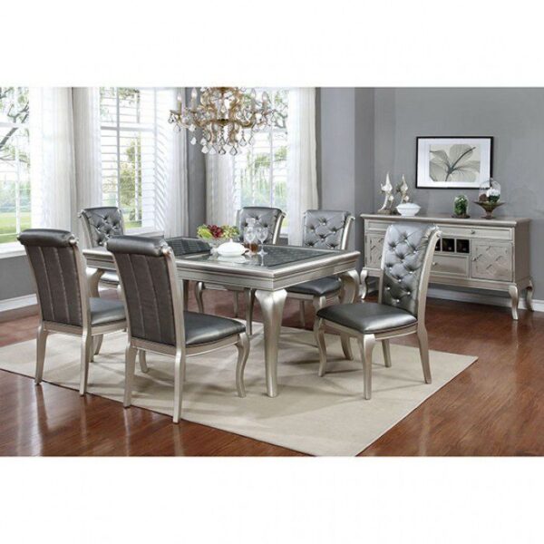 Amina 66″ Dining Table  CM3219T-66 BY Furniture of America 8