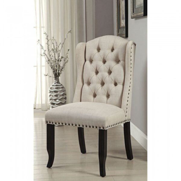 Sania Side Chair (2/Box)  CM3324BK-SC-2PK BY Furniture of America 8