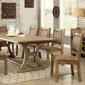 Gianna 96″ Dining Table  CM3829T BY Furniture of America