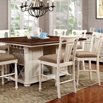 Sabrina Counter Ht. Table  CM3199WC-PT BY Furniture of America