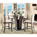 Manhattan Round Counter Ht. Table  CM3710GY-PT BY Furniture of America 12