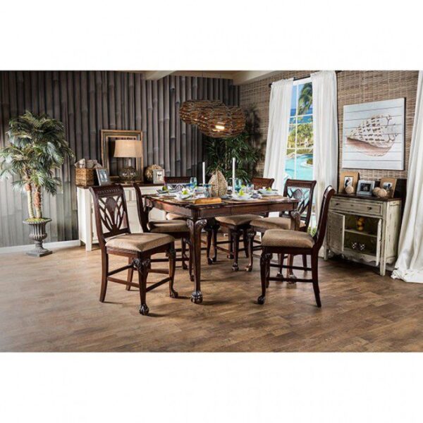 Petersburg Counter Ht. Table  CM3185PT BY Furniture of America 13