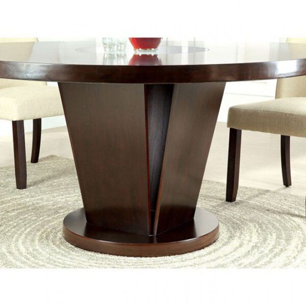 Cimma Round Dining Table  CM3556T BY Furniture of America 14