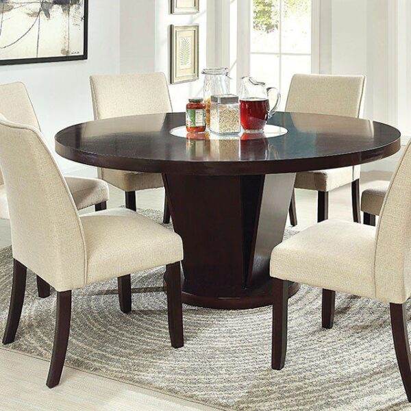 Cimma Round Dining Table  CM3556T BY Furniture of America 16