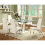 Glenview 72″ Dining Table  CM8372WH-T BY Furniture of America 20