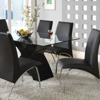 Wailoa Dining Table  CM8370BK-T BY Furniture of America