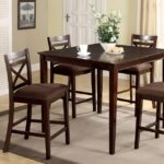 Weston 5 Pc. Counter Ht. Table Set  CM3400PT-5PK BY Furniture of America 9