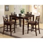 Weston 5 Pc. Counter Ht. Table Set  CM3400PT-5PK BY Furniture of America 10