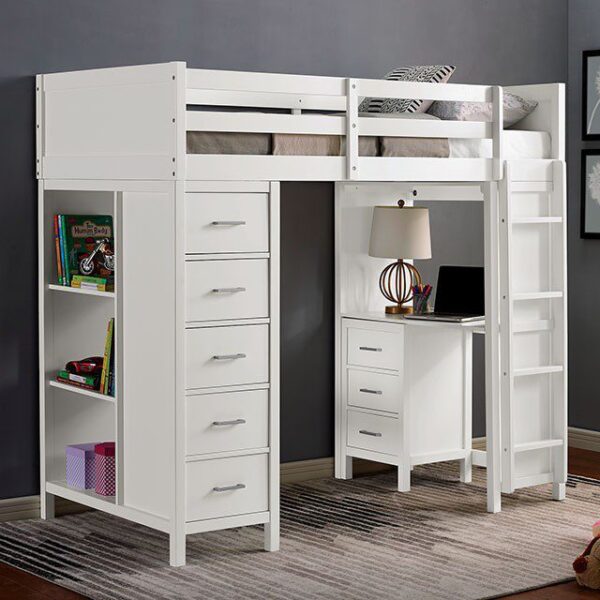 Cassidy Twin Loft Bed CM-BK970 BY Furniture of America 16