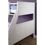 Hoople Twin/Full Bunk Bed CM-BK963WH BY Furniture of America 13
