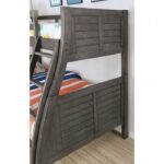 Hoople Twin/Full Bunk Bed CM-BK963GY BY Furniture of America 13