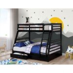 California Twin/Full Bunk Bed CM-BK588BK BY Furniture of America 11