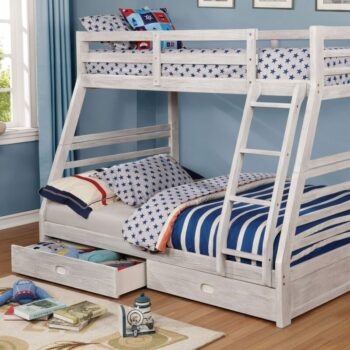 California Bunk Bed CM-BK588BWH BY Furniture of America