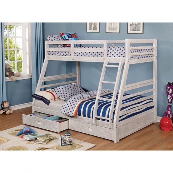 California Bunk Bed CM-BK588BWH BY Furniture of America 8
