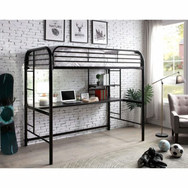 Opal Twin Loft Bed CM-BK938BK BY Furniture of America 8