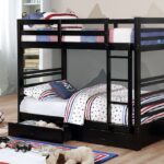 California Twin/Twin Bunk Bed CM-BK588T-BK BY Furniture of America 11