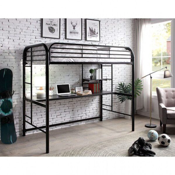 Opal Twin Loft Bed CM-BK938SV BY Furniture of America 7