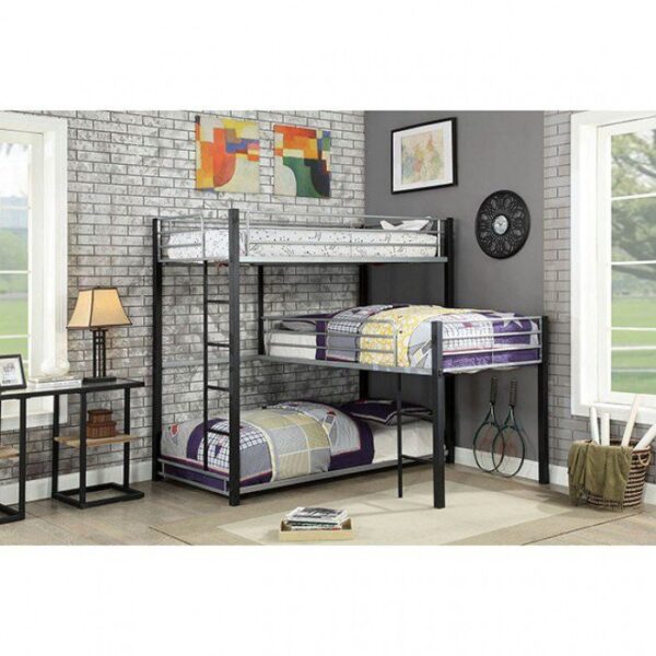 Aubrey Twin Triple Decker Bed CM-BK919 BY Furniture of America 11