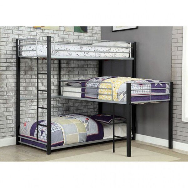 Aubrey Twin Triple Decker Bed CM-BK919 BY Furniture of America 12