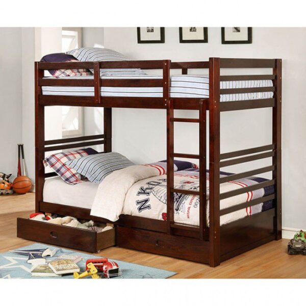 California Twin/Twin Bunk Bed CM-BK588T-EX BY Furniture of America 6