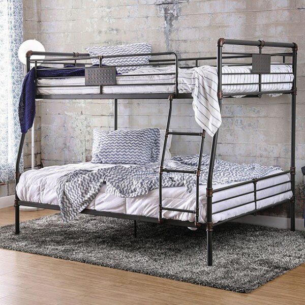 Olga Full/Queen Bunk Bed CM-BK913FQ BY Furniture of America 5