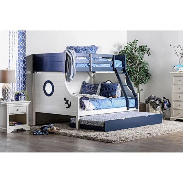 Nautia Twin/Full Bunk Bed CM-BK629 BY Furniture of America 7