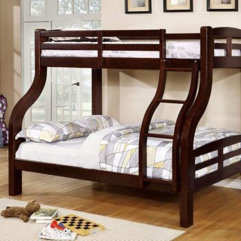 Solpine Twin/Full Bunk Bed CM-BK618EX BY Furniture of America