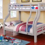 Solpine Twin/Full Bunk Bed CM-BK618GY BY Furniture of America 11