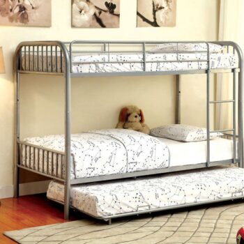 Rainbow Twin/Twin Bunk Bed CM-BK1035SV BY Furniture of America
