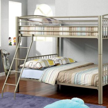 Lovia Twin / Twin Bunk Bed CM-BK1037 BY Furniture of America