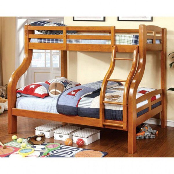 Solpine Twin/Full Bunk Bed CM-BK618 BY Furniture of America 7