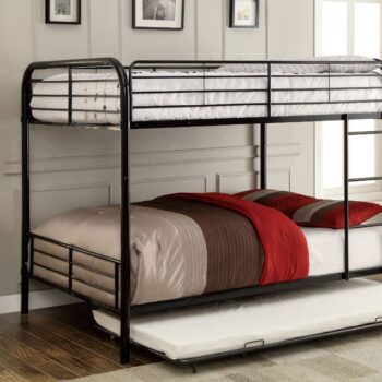 Brocket Full/Full Bunk Bed CM-BK1035F-BK BY Furniture of America